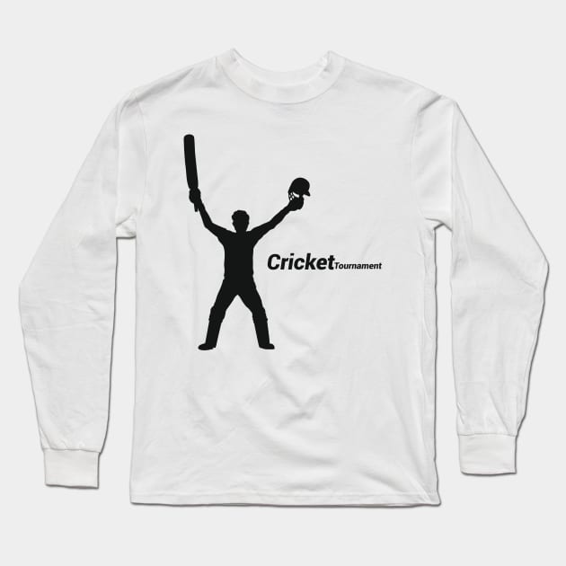 Cricket Victory Long Sleeve T-Shirt by Whatastory